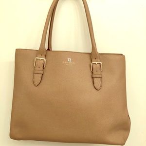 Kate Spade crossgrain leather tote